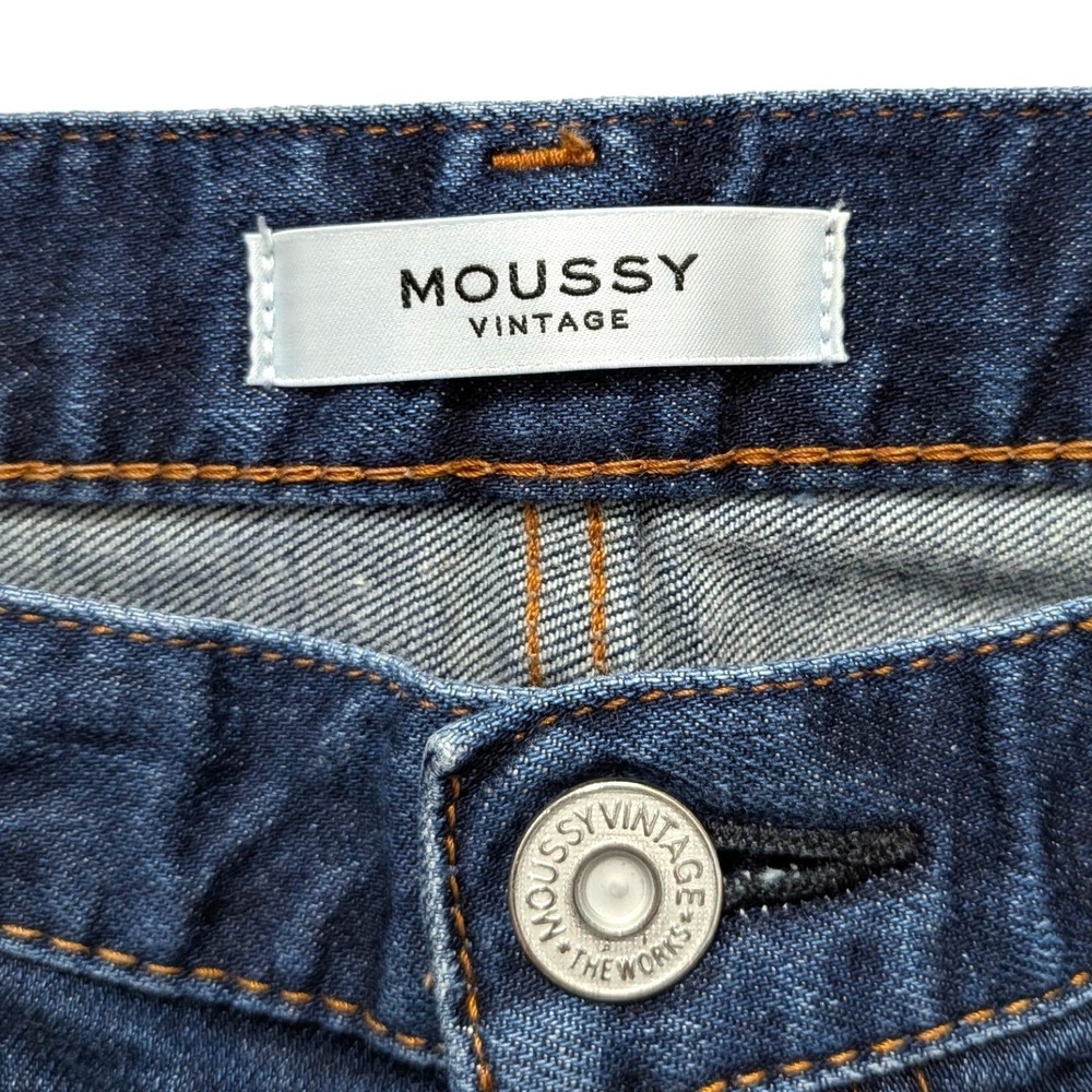 Moussy Vintage Cicero Skinny Jeans Dark Wash Made in Japan‎ Size 29 - Picture 5 of 16